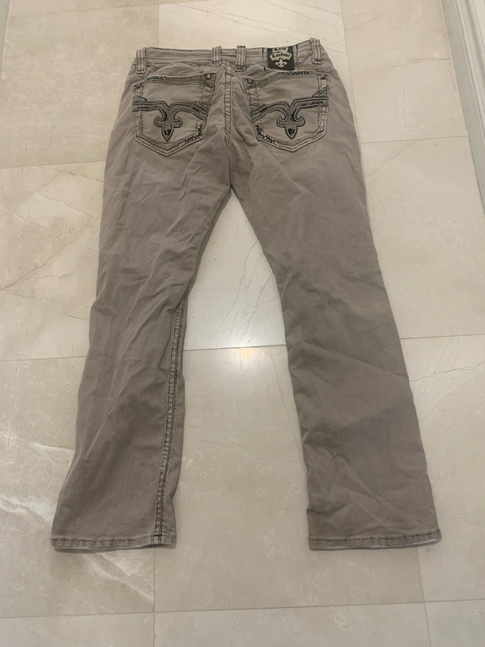 Rock Revival Men's  Straight Biker Jeans Size 36